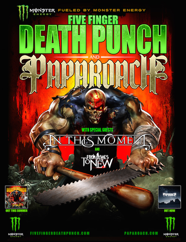 Five Finger Death Punch Canadian Tour 2016